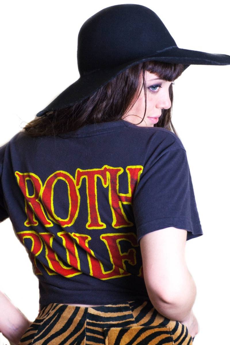 Vintage David Lee Roth T-Shirt 80Er Jahre Van Halen Shirt Shirt Rocker Metal Punk Boho Regeln Led Zeppelin Rolling Stones Motley Crue Slayer von AmericanIconVintage