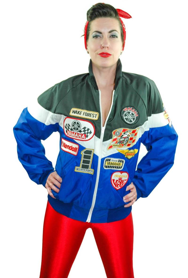 Vintage Yahama Jacke Racing Patches 80Er Jahre Motor Cross Biker Muskel Car Nascar Punk Rock Heavy Metal Harley Davidson Norton von AmericanIconVintage