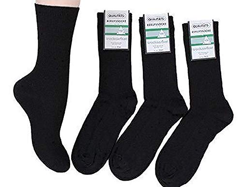 Americo R. Herren Berufs- und Arztsocken 4er Pack schwarz 43/46 von Americo R.