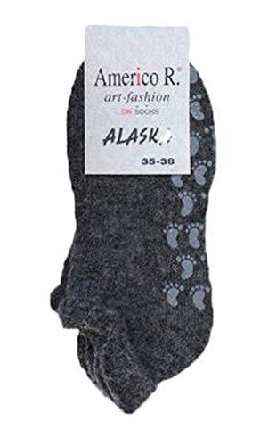 Damen Herren ABS-Socken anthrazit 35-38 von Americo R.