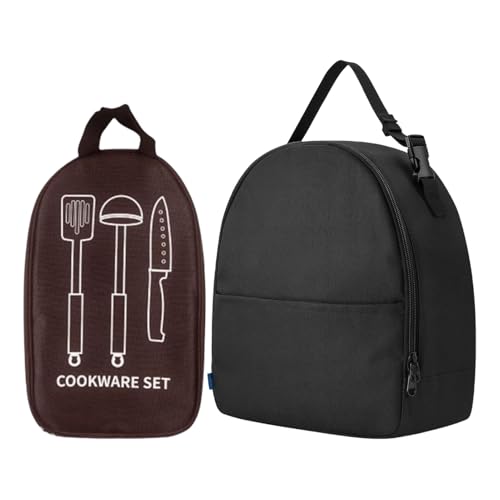 Amesor Camping Zubehör Organizer - Outdoor Ventilator Schutz Tasche Mit Griff | Vielseitige Aufbewahrungstasche Schutzhülle Für Essbesteck Picknick Und Wandern von Amesor