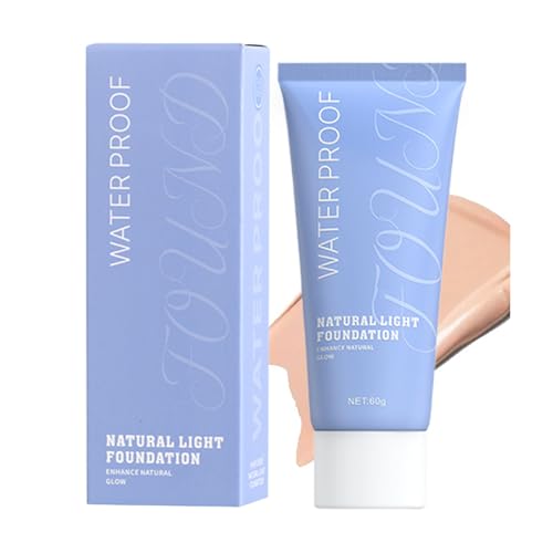 Amesor Flüssige Foundation Wasserdicht | Öl Kontrolle Wasserdichter Flüssiger Concealer - Damen Makeup Foundation für Fettige, Trockene, Mischhaut und Empfindliche Haut von Amesor