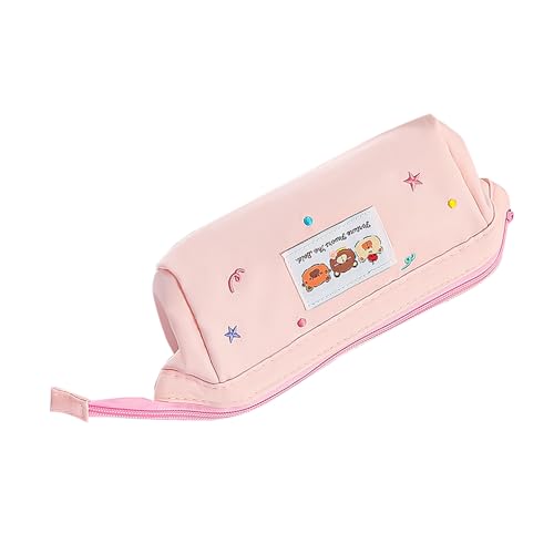 Amesor Niedliches Stiftemäppchen | Süßes Stiftetui Bären Design | Stifteetui Für Schreibwaren Marker Makeup Pinsel Schüler Jugendliche Schule Universum Reise von Amesor