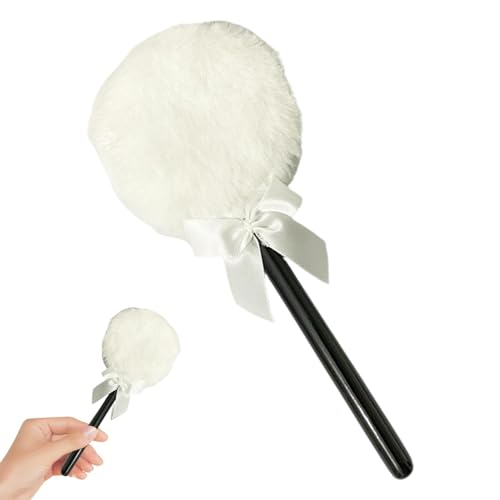 Amesor Puderquaste, Puder Für Lose Puder, 6 Stück Wiederverwendbare Lollipop-Form Weiches Schönheitswerkzeug Für Mädchen Foundation Konturieren Makeup Verteilung Frauen von Amesor
