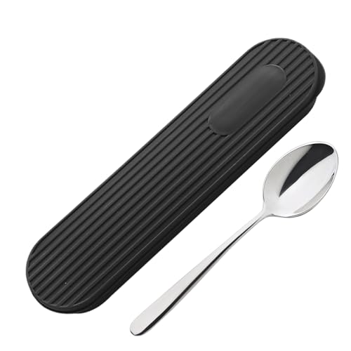 Amesor Reisebesteck-Set,Tragbarer Halter Für Tischgeschirr - Wiederverwendbare Staubdichte Utensilien Organizer Hülle für Reisen Camping Wandern Dormitorium von Amesor