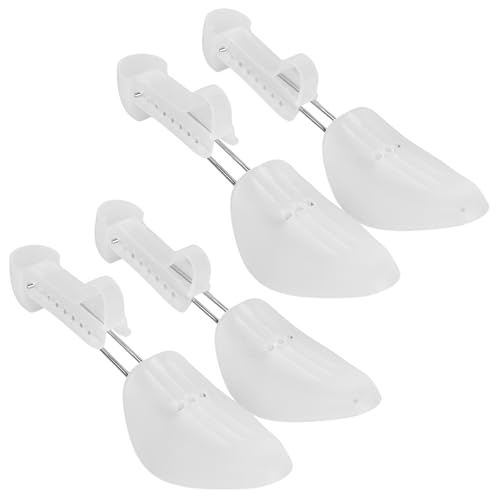 Amexo Schuhspanner Kunststoff 34-40 Schuhgröße, 2 Paar Transparent Schuhspanner Tragbare Schuhdehner, Verstellbare Schuhspanner Stiefelspanner Schuhweiter für Damen (22-28cm) von Amexo