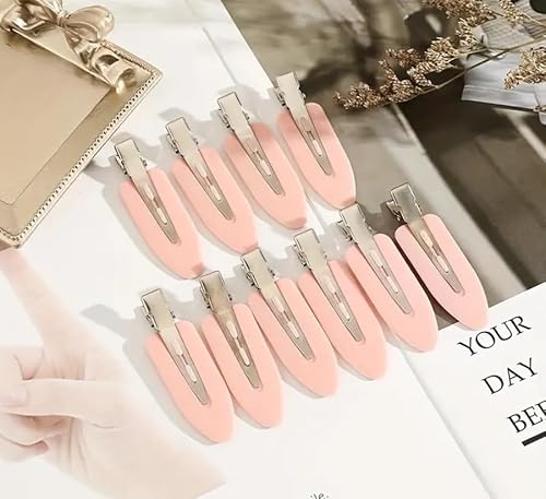 10 Stück rosafarbene elegante und niedliche einfarbige Haarspangen – knitterfrei, einfach zu bedienen für verhedderungsfreies Styling, minimalistisches Design, perfekt für Frauen und Mädchen 10 Stück rosafarbene elegante und niedliche einfarbige Haarspangen – knitterfrei, einfach zu bedienen für verhedderungsfreies Styling, minimalistisches Design, perfekt für Frauen und Mädchen von Amie Louise Beauty Supplies