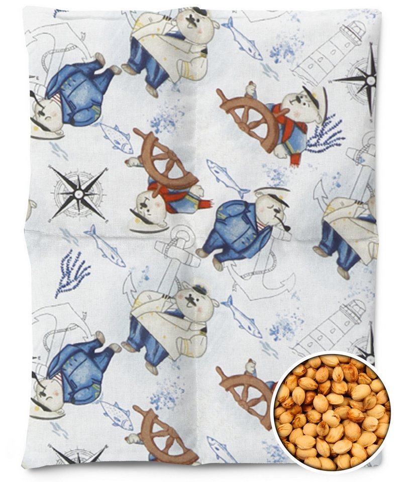 Amilian Kirschkernkissen für Mikrowelle 30x23 cm - Wärmekissen - Kältekissen, Füllung: 100% Kirschkerne, Wärmekompresse - Kirschkernkissen Nacken Schulter, Körnerkissen für Wärme- und Kälteanwendungen von Amilian