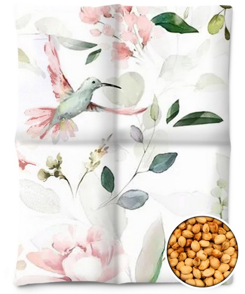 Amilian Kirschkernkissen für Mikrowelle 30x23 cm - Wärmekissen - Kältekissen, Füllung: 100% Kirschkerne, Wärmekompresse - Kirschkernkissen Nacken Schulter, Körnerkissen für Wärme- und Kälteanwendungen von Amilian