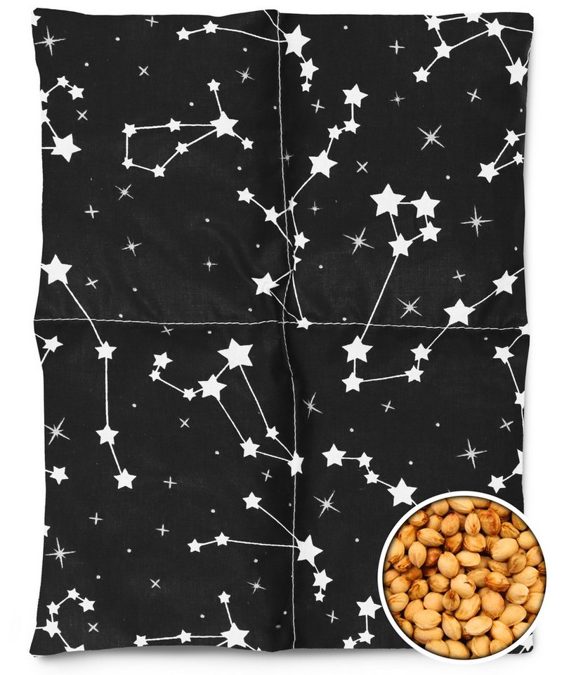 Amilian Kirschkernkissen für Mikrowelle 30x23 cm - Wärmekissen - Kältekissen, Füllung: 100% Kirschkerne, Wärmekompresse - Kirschkernkissen Nacken Schulter, Körnerkissen für Wärme- und Kälteanwendungen von Amilian