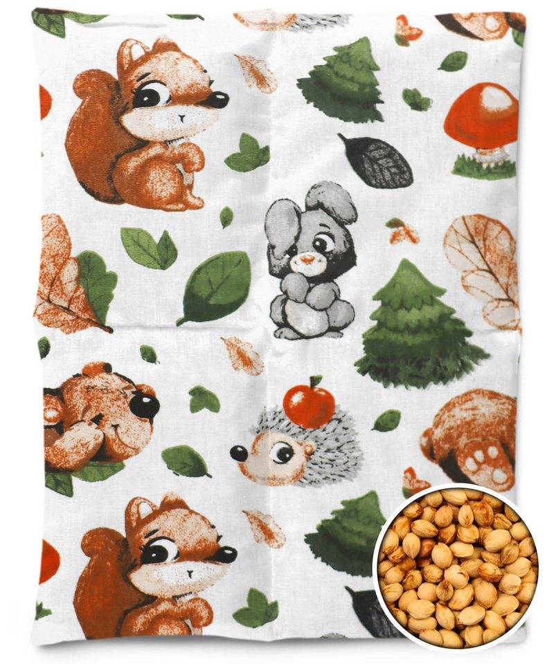 Amilian Kirschkernkissen für Mikrowelle 30x23 cm - Wärmekissen - Kältekissen, Füllung: 100% Kirschkerne, Wärmekompresse - Kirschkernkissen Nacken Schulter, Körnerkissen für Wärme- und Kälteanwendungen von Amilian