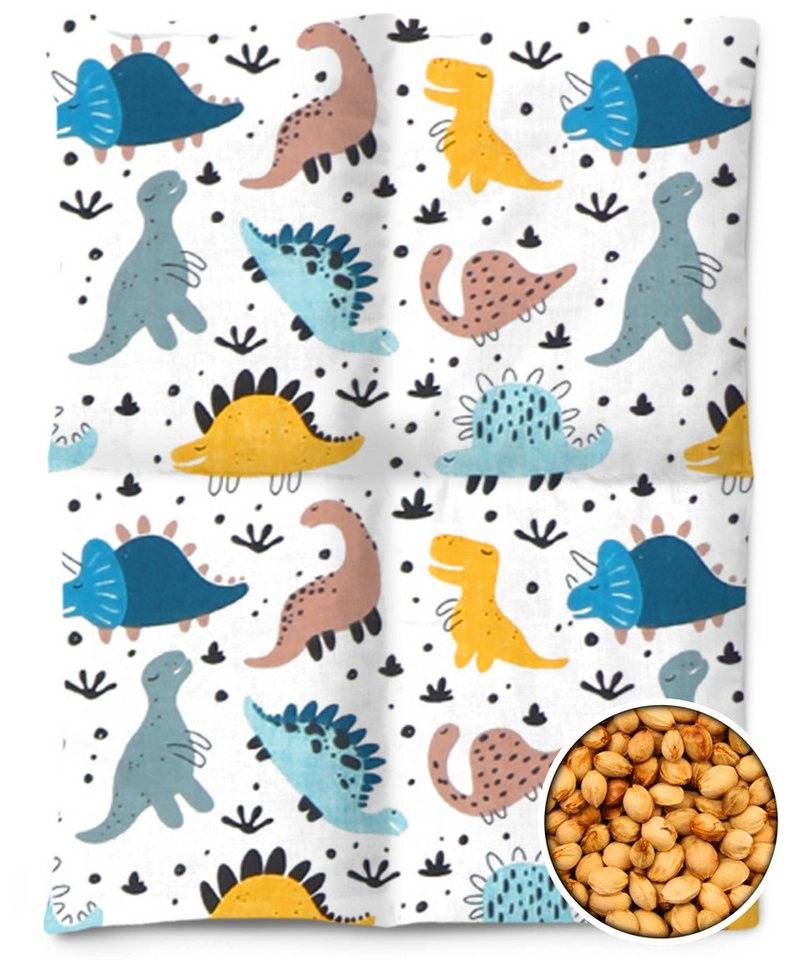 Amilian Kirschkernkissen für Mikrowelle 30x23 cm - Wärmekissen - Kältekissen, Füllung: 100% Kirschkerne, Wärmekompresse - Kirschkernkissen Nacken Schulter, Körnerkissen für Wärme- und Kälteanwendungen von Amilian