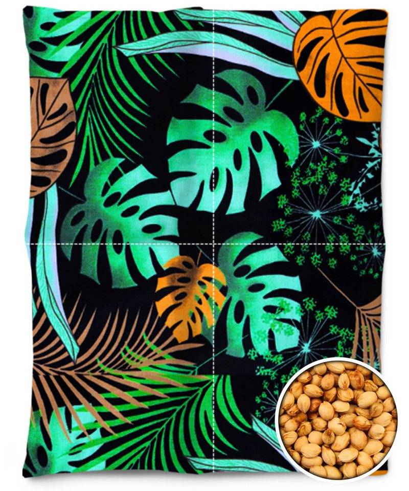 Amilian Kirschkernkissen für Mikrowelle 30x23 cm - Wärmekissen - Kältekissen, Füllung: 100% Kirschkerne, Wärmekompresse - Kirschkernkissen Nacken Schulter, Körnerkissen für Wärme- und Kälteanwendungen von Amilian