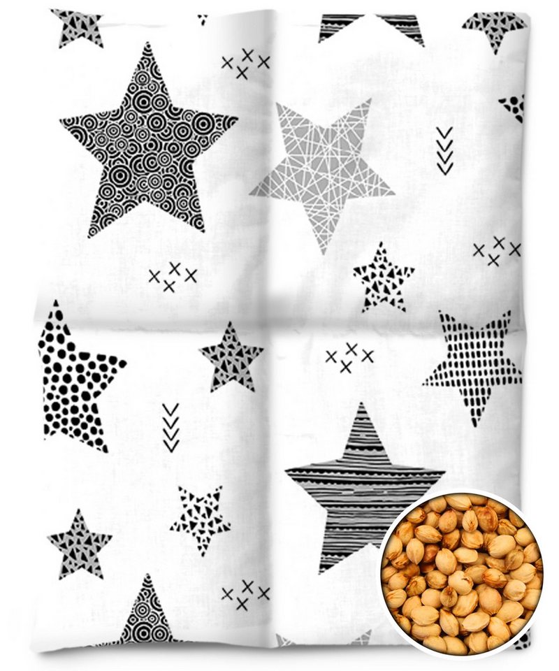 Amilian Kirschkernkissen für Mikrowelle 30x23 cm - Wärmekissen - Kältekissen, Füllung: 100% Kirschkerne, Wärmekompresse - Kirschkernkissen Nacken Schulter, Körnerkissen für Wärme- und Kälteanwendungen von Amilian