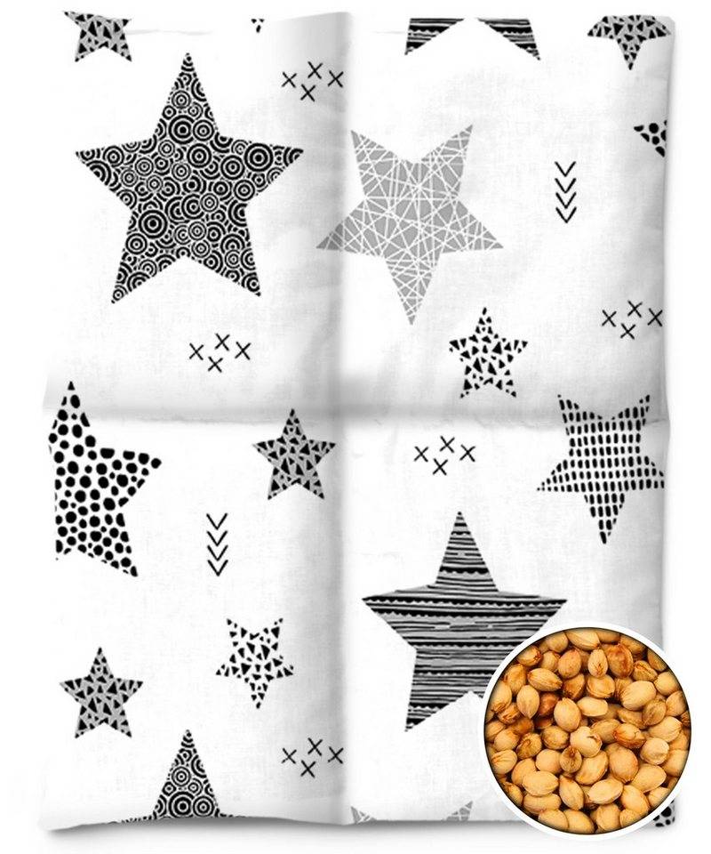 Amilian Kirschkernkissen für Mikrowelle 30x23 cm - Wärmekissen - Kältekissen, Füllung: 100% Kirschkerne, Wärmekompresse - Kirschkernkissen Nacken Schulter, Körnerkissen für Wärme- und Kälteanwendungen von Amilian