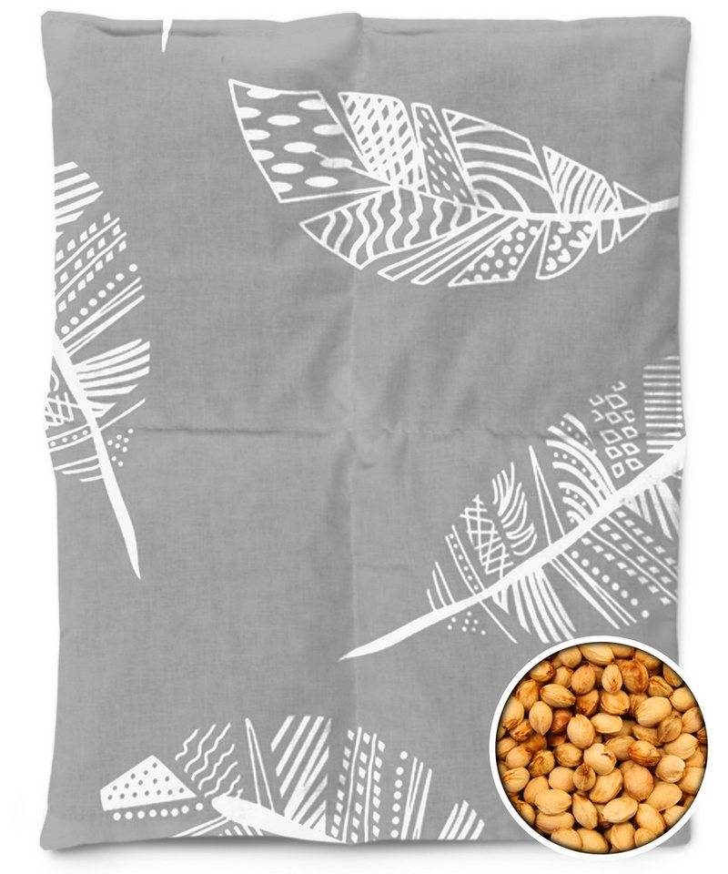 Amilian Kirschkernkissen für Mikrowelle 30x23 cm - Wärmekissen - Kältekissen, Füllung: 100% Kirschkerne, Wärmekompresse - Kirschkernkissen Nacken Schulter, Körnerkissen für Wärme- und Kälteanwendungen von Amilian