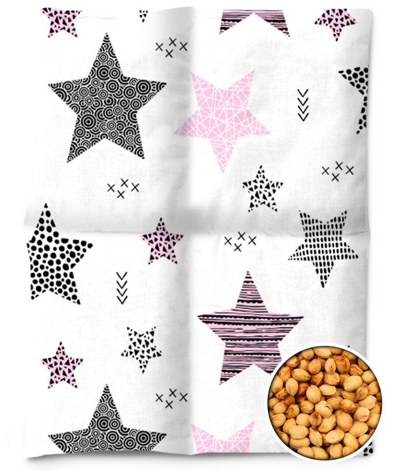 Amilian Kirschkernkissen für Mikrowelle 30x23 cm - Wärmekissen - Kältekissen, Füllung: 100% Kirschkerne, Wärmekompresse - Kirschkernkissen Nacken Schulter, Körnerkissen für Wärme- und Kälteanwendungen von Amilian