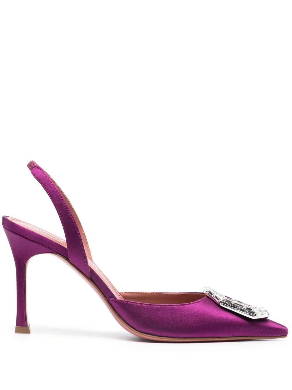 Amina Muaddi Camelia Pumps 90mm - Violett von Amina Muaddi