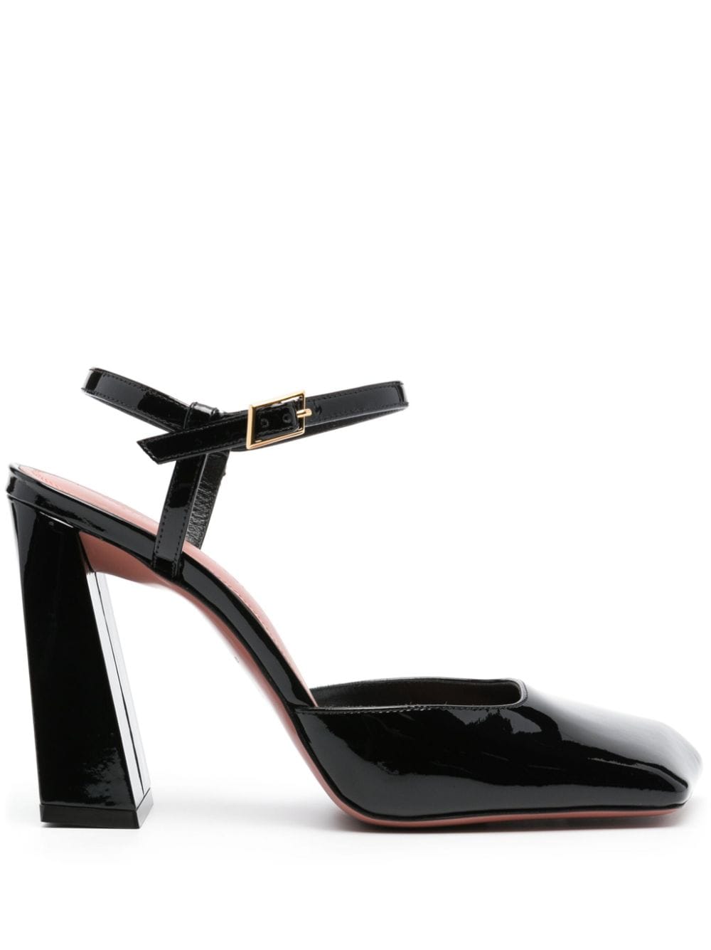 Amina Muaddi Charlotte Pumps 95mm - Schwarz von Amina Muaddi