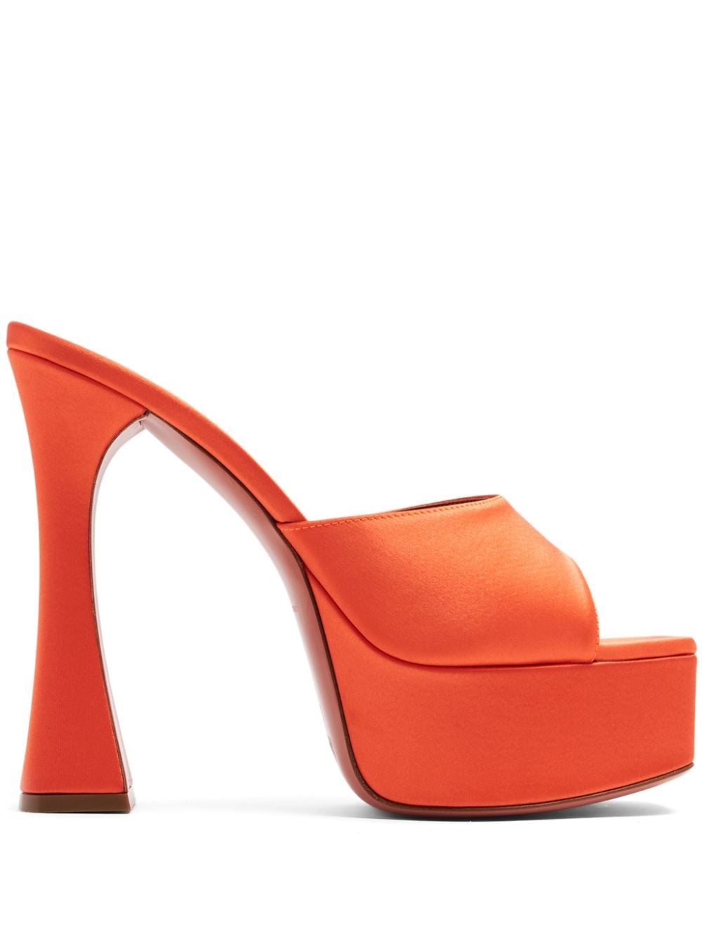 Amina Muaddi Dalida Sandalen 140mm - Orange von Amina Muaddi