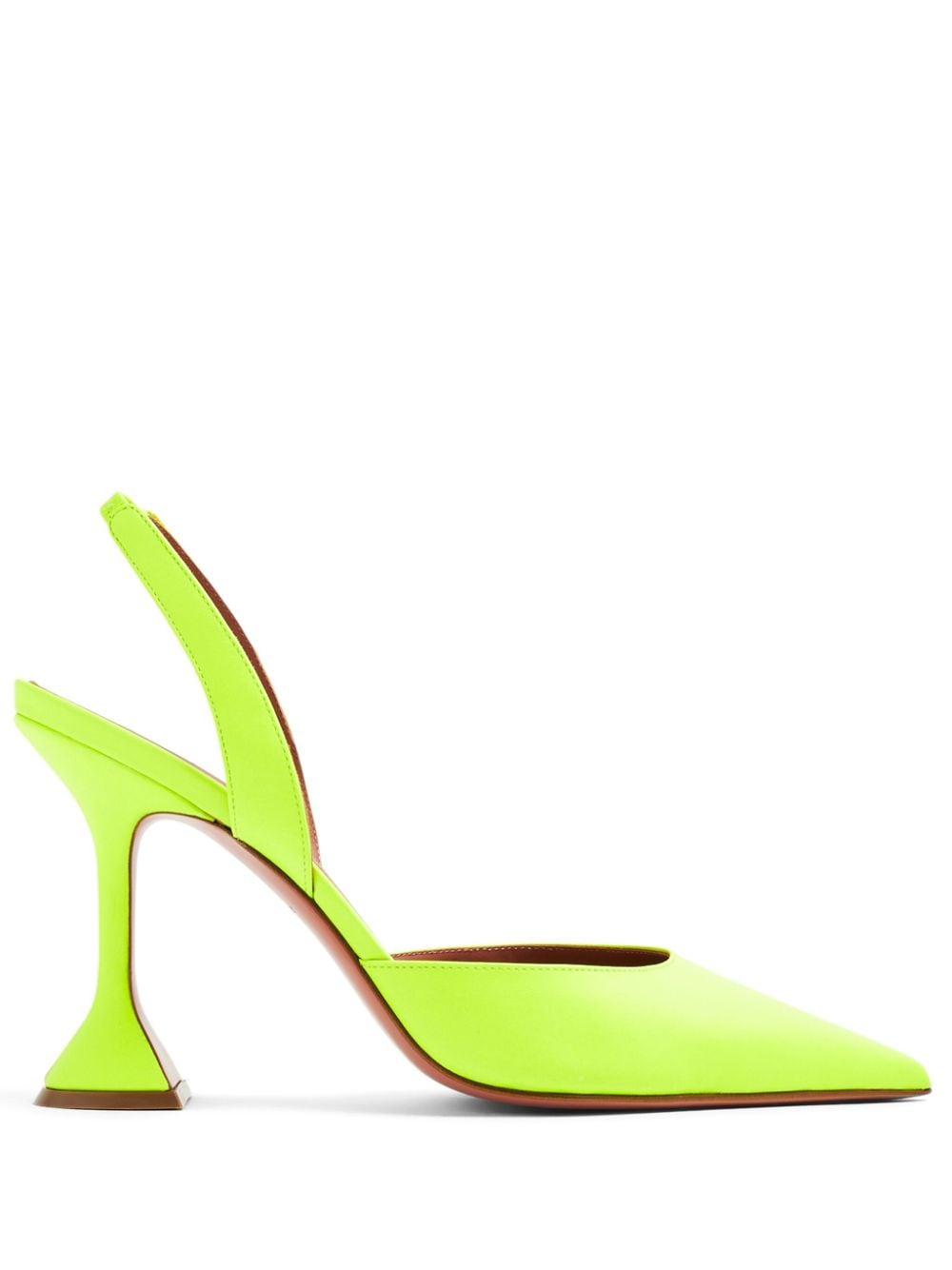 Amina Muaddi Holli Slingback-Pumps 95mm - Grün von Amina Muaddi