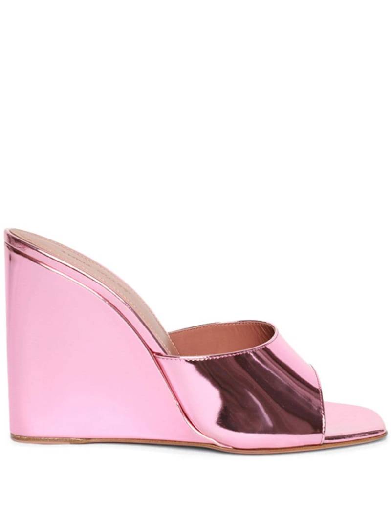 Amina Muaddi Lupita Wedge-Sandalen - Rosa von Amina Muaddi