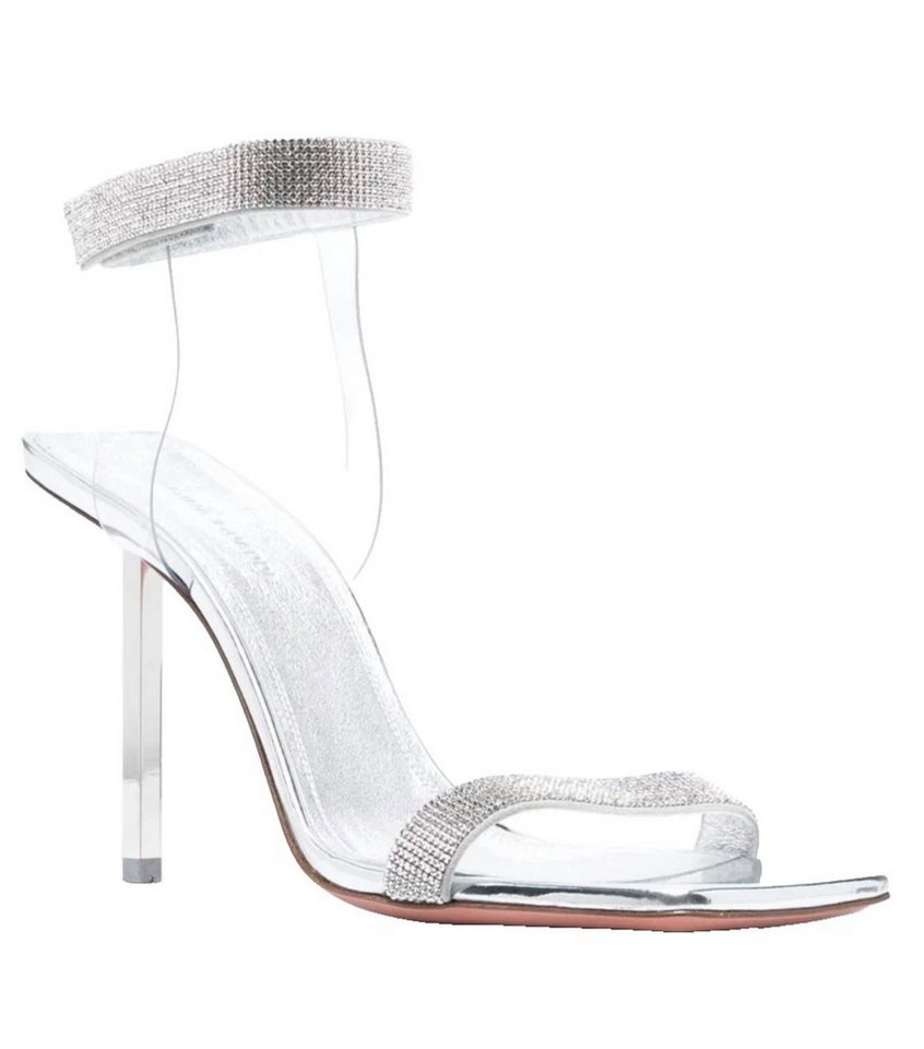 Amina Muaddi Rih 95 Sandalen Silber Kristall High Heels Transparent PVC EU41,5 High-Heel-Pumps Feine Kristallverzierung auf den Riemen – luxuriös & funkelnd Amina Muaddi Rih 95 Sandalen Silber Kristall High Heels Transparent PVC EU41,5 High-Heel-Pumps Feine Kristallverzierung auf den Riemen – luxuriös & funkelnd von Amina Muaddi