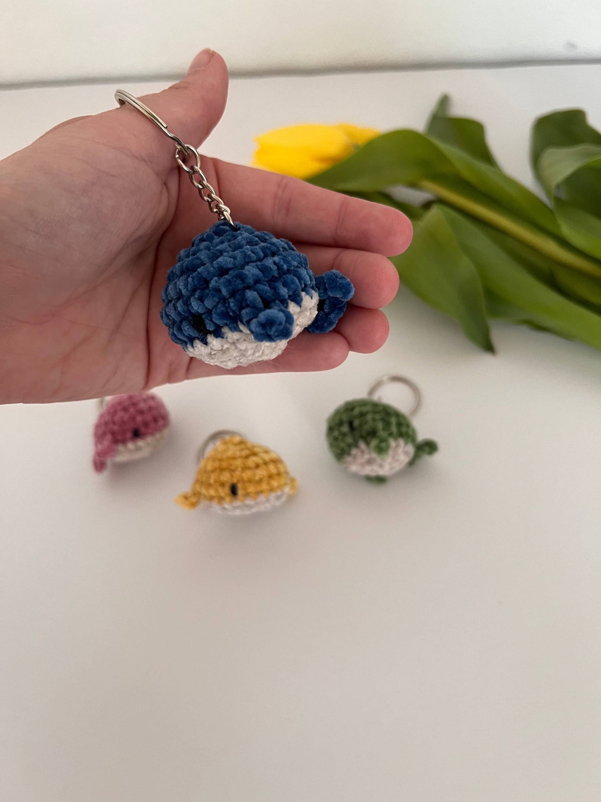 Wal Schluesselanhaenger Gehaekelt Wal Schluesselanhaenger Gehaekelt von AminaHandmadeDesign
