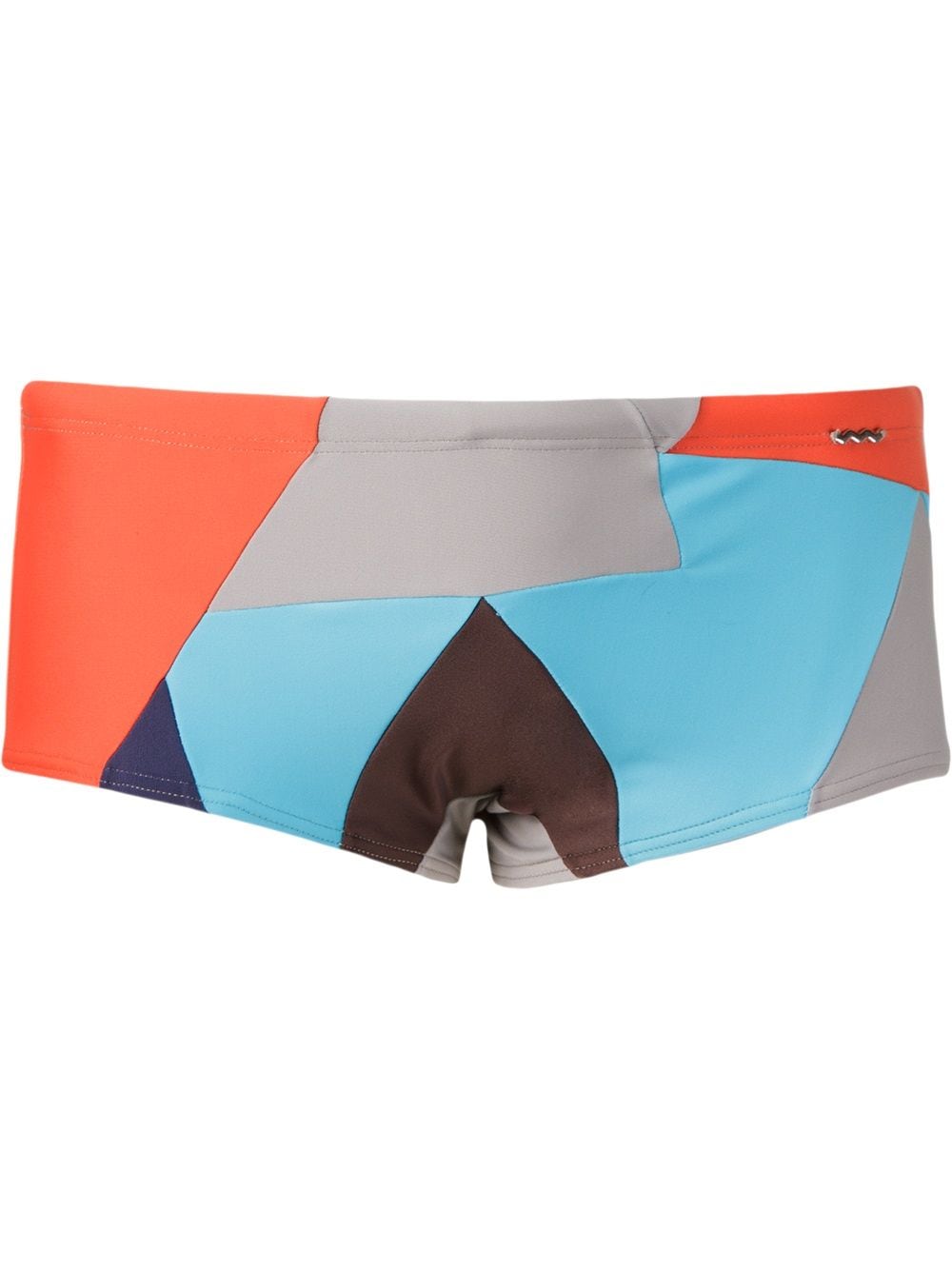 Amir Slama Badeshorts mit geometrischem Print - Blau von Amir Slama