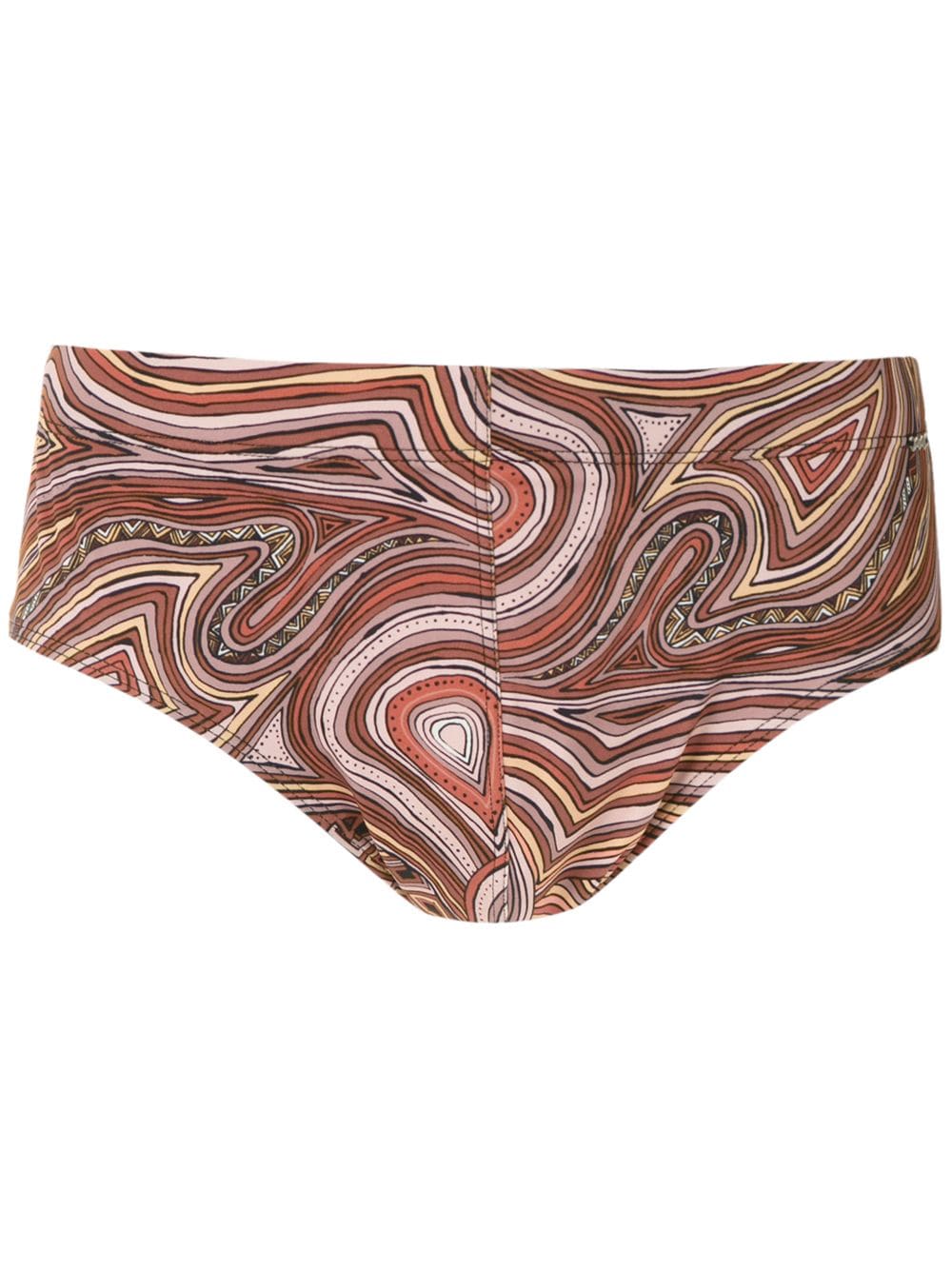 Amir Slama Badehose mit "Marajoara"-Print - Nude von Amir Slama