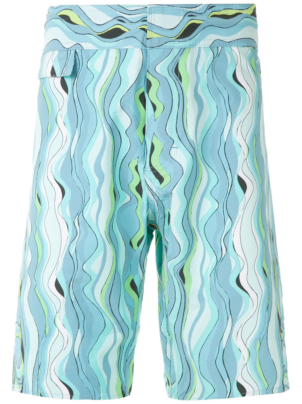 Amir Slama Badeshorts mit Print - Blau von Amir Slama