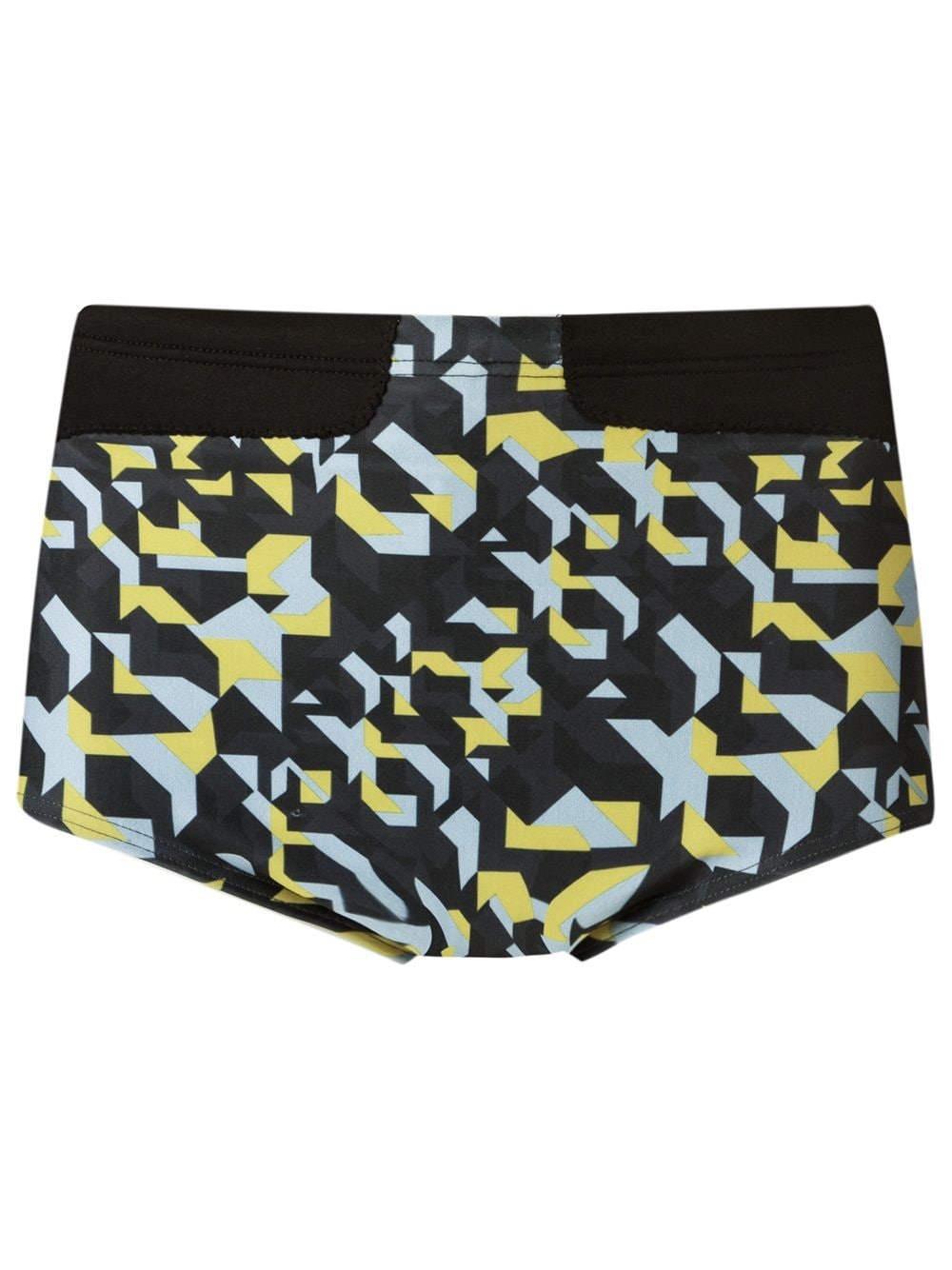 Amir Slama Badeshorts mit Print - Schwarz von Amir Slama