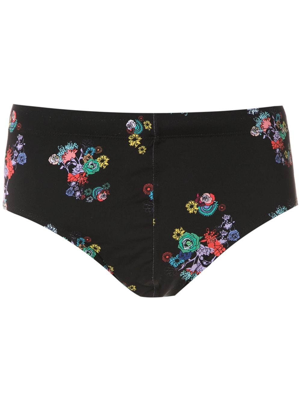 Amir Slama Badeshorts mit Print - Schwarz von Amir Slama