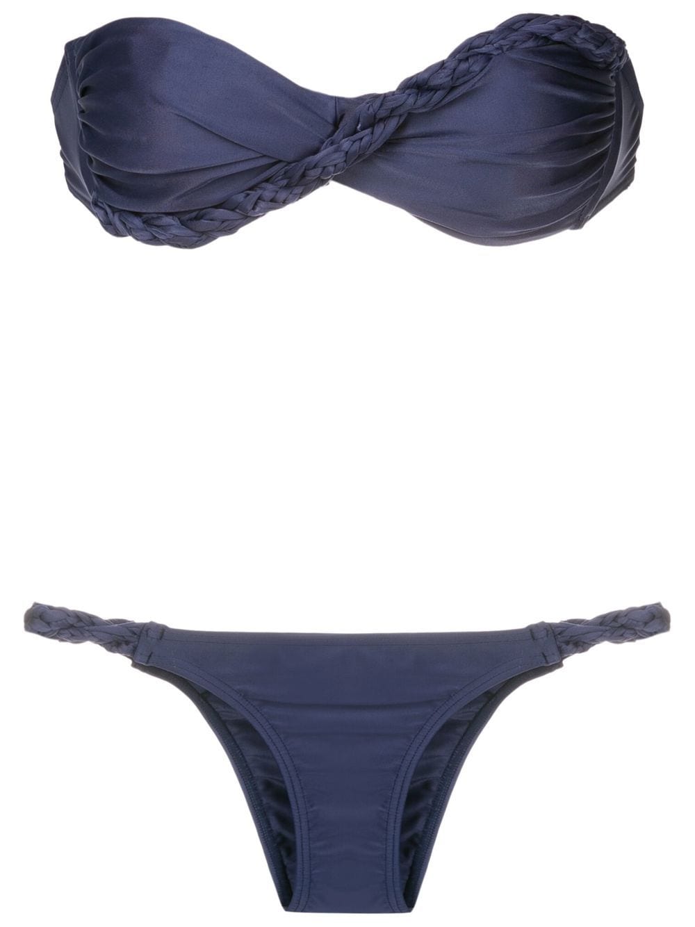 Amir Slama Bandeau-Bikini - Blau von Amir Slama