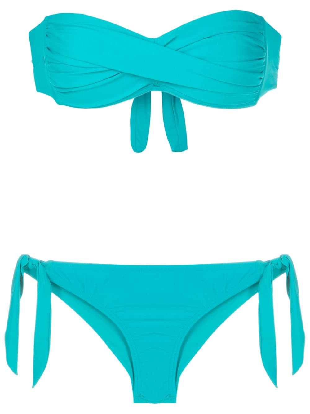 Amir Slama Bandeau-Bikini - Blau von Amir Slama