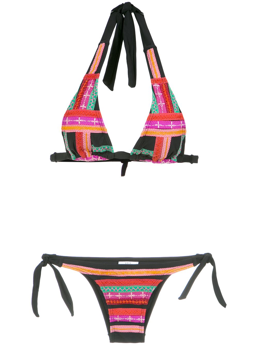 Amir Slama Bestickter Bikini - Mehrfarbig von Amir Slama