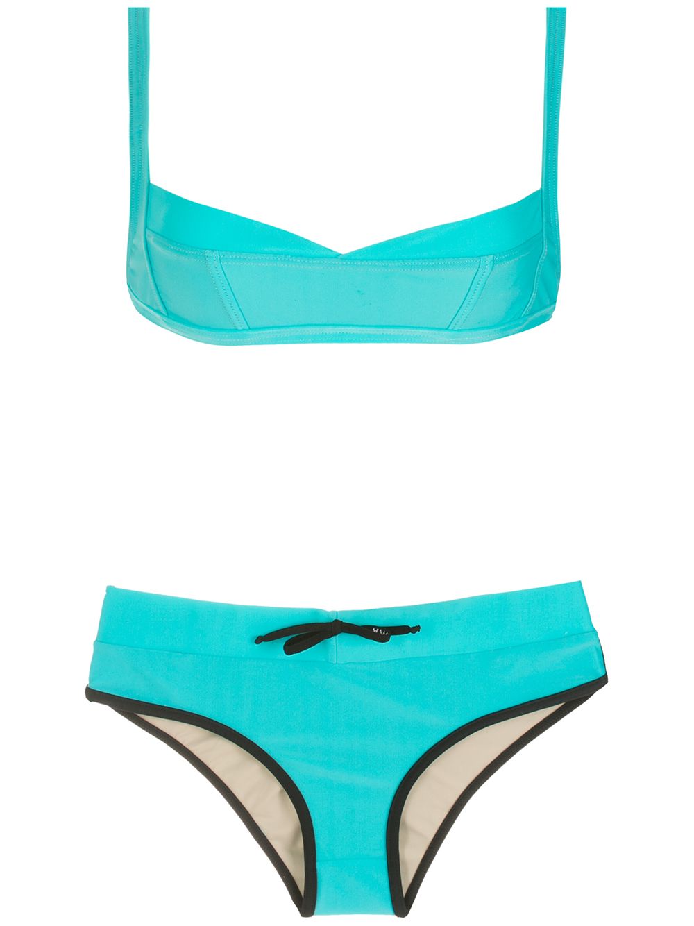 Amir Slama Bikini mit Cut-Outs - Blau von Amir Slama