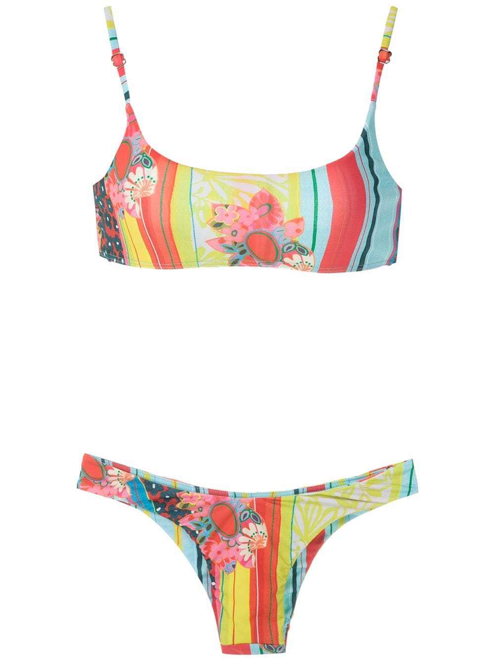 Amir Slama Bikini mit Print - Mehrfarbig von Amir Slama