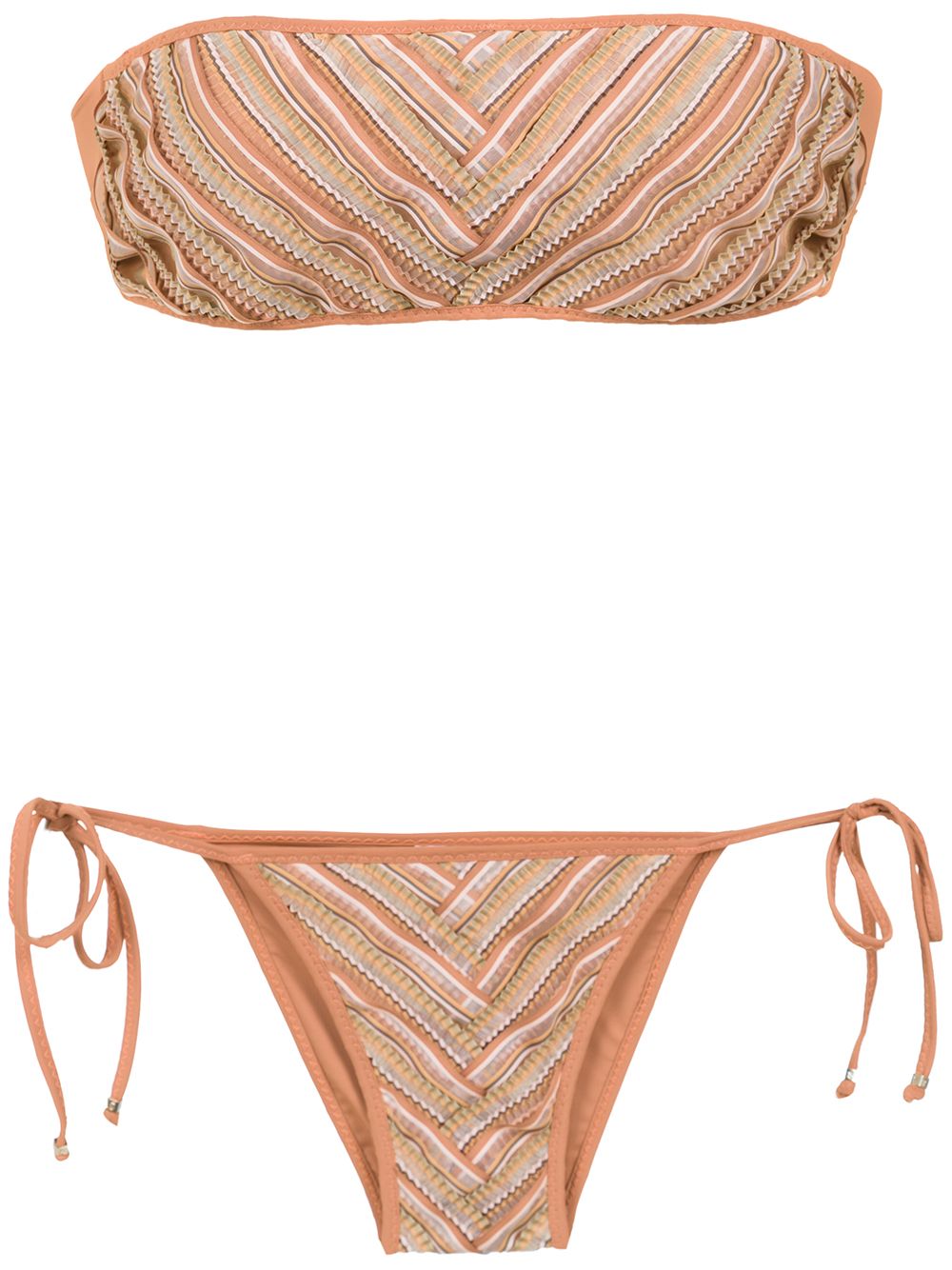 Amir Slama Bikini mit Print - Nude von Amir Slama