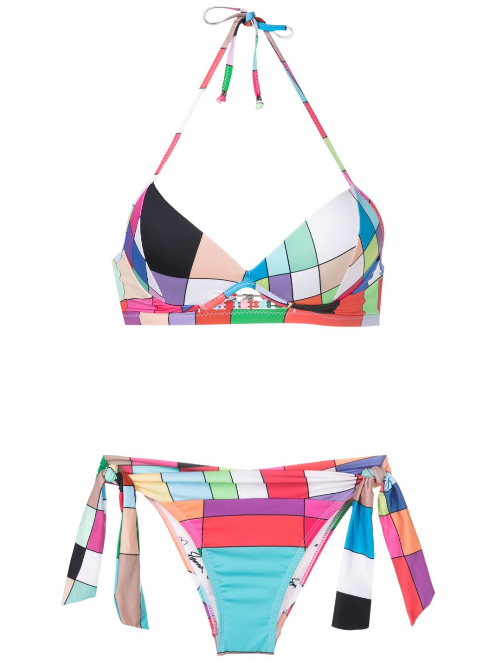 Amir Slama Bikini mit grafischem Print - Mehrfarbig von Amir Slama