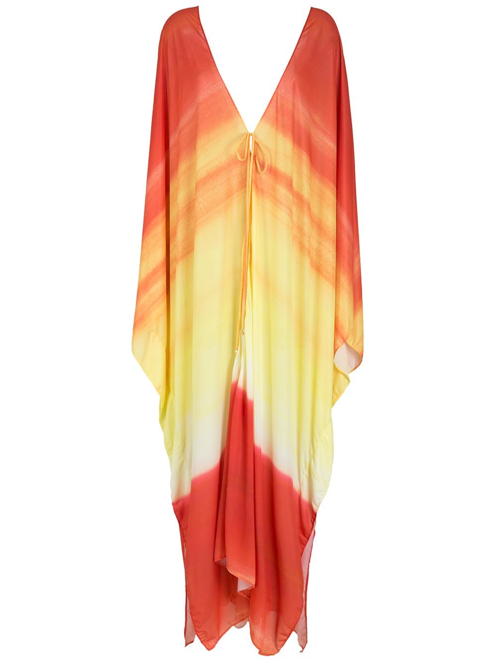 Amir Slama Kaftan mit Ombré-Effekt - Orange von Amir Slama