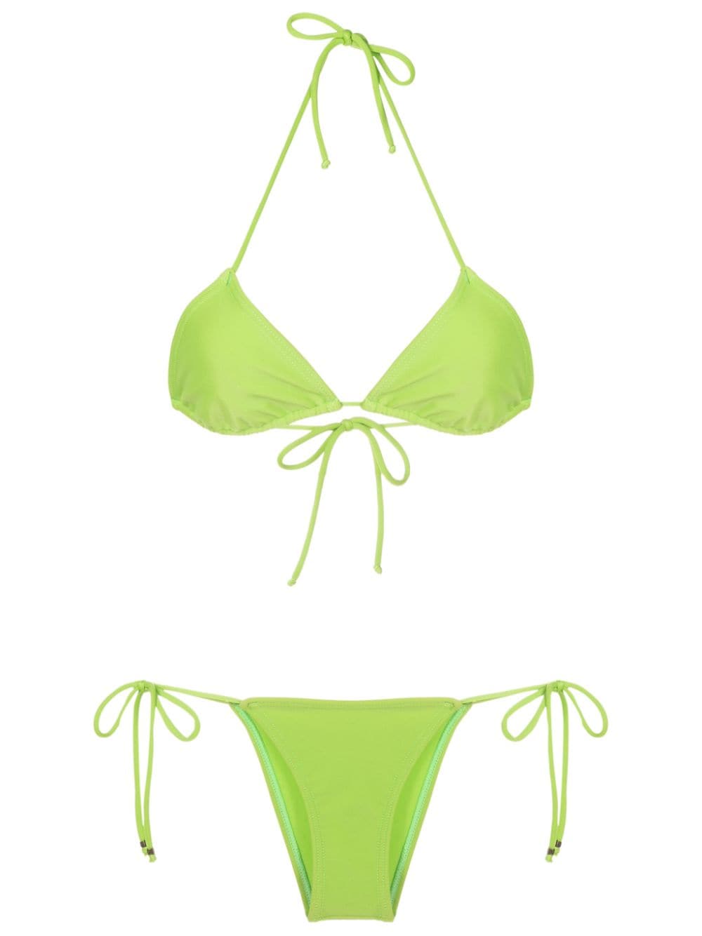 Amir Slama Klassischer Triangel-Bikini - Grün von Amir Slama
