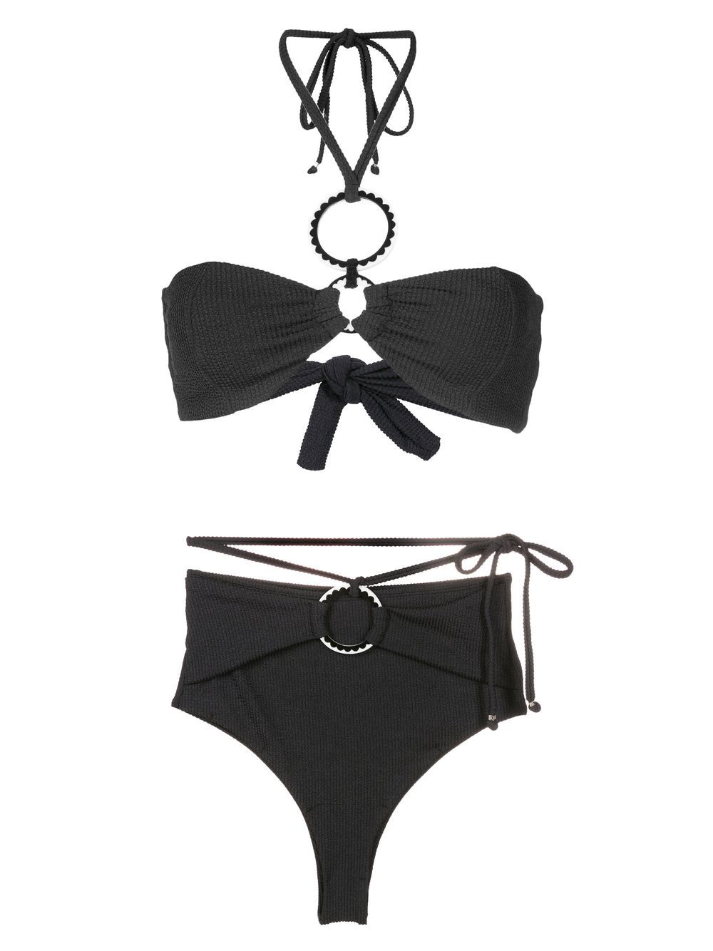 Amir Slama Neckholder-Bikini - Schwarz von Amir Slama