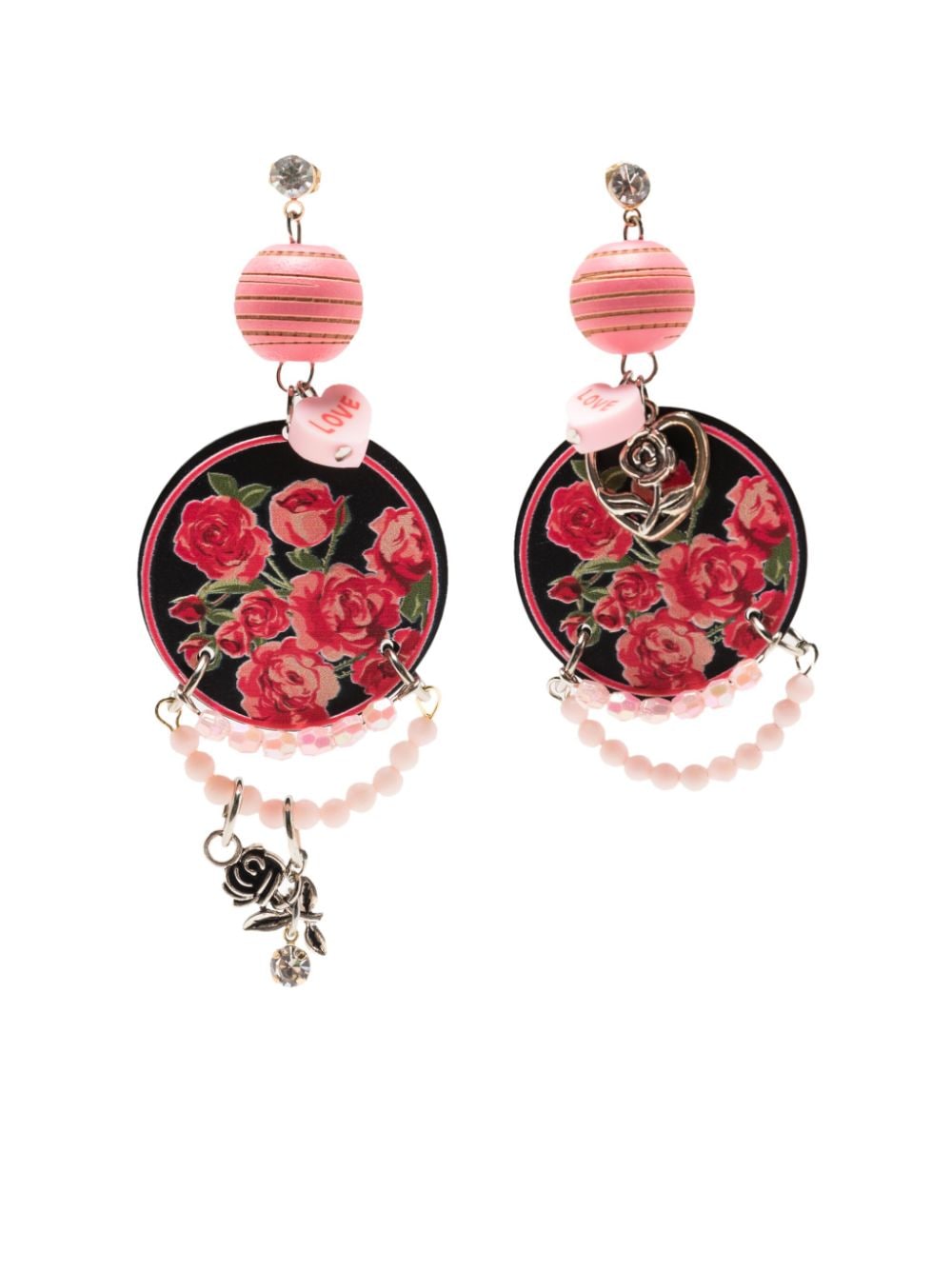 Amir Slama Ohrringe mit Blumen-Print - Rosa Amir Slama Ohrringe mit Blumen-Print - Rosa von Amir Slama