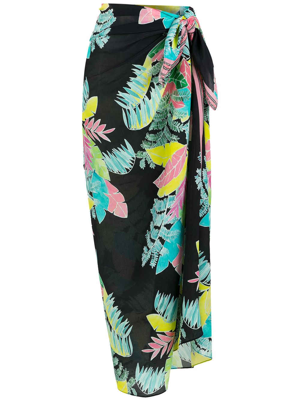 Amir Slama Sarong mit Print - Schwarz von Amir Slama