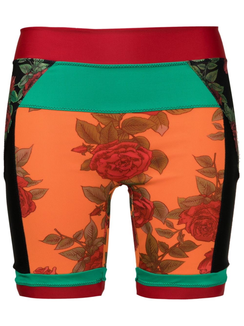 Amir Slama Shorts aus Mesh mit Rosenmuster - Mehrfarbig von Amir Slama