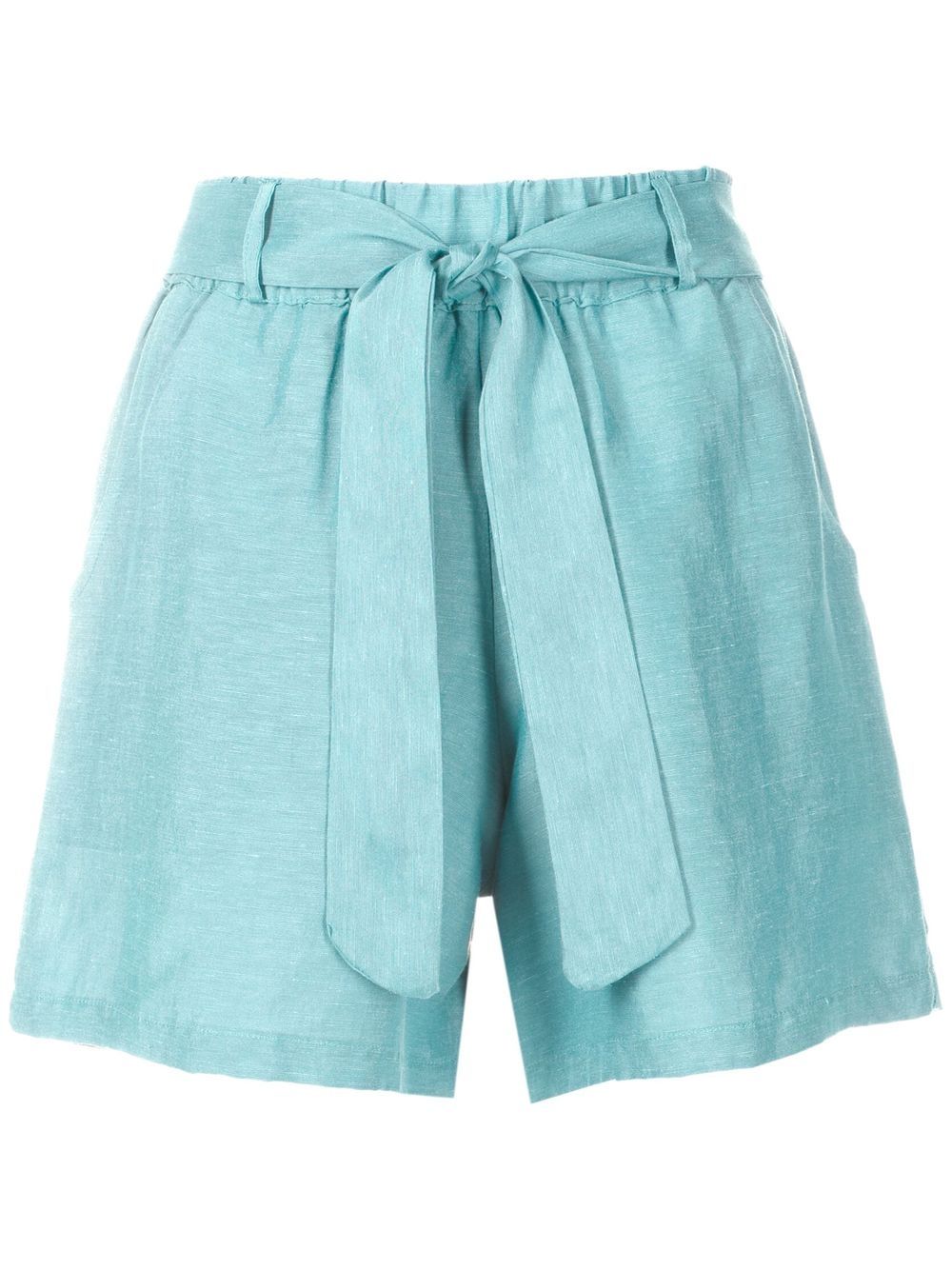 Amir Slama Shorts mit Gürtel - Blau von Amir Slama