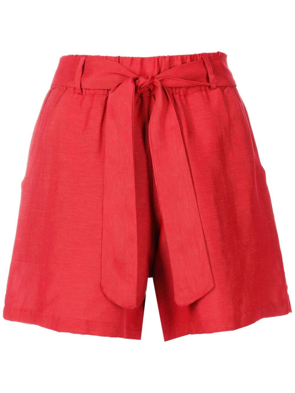 Amir Slama Shorts mit Gürtel - Rot von Amir Slama