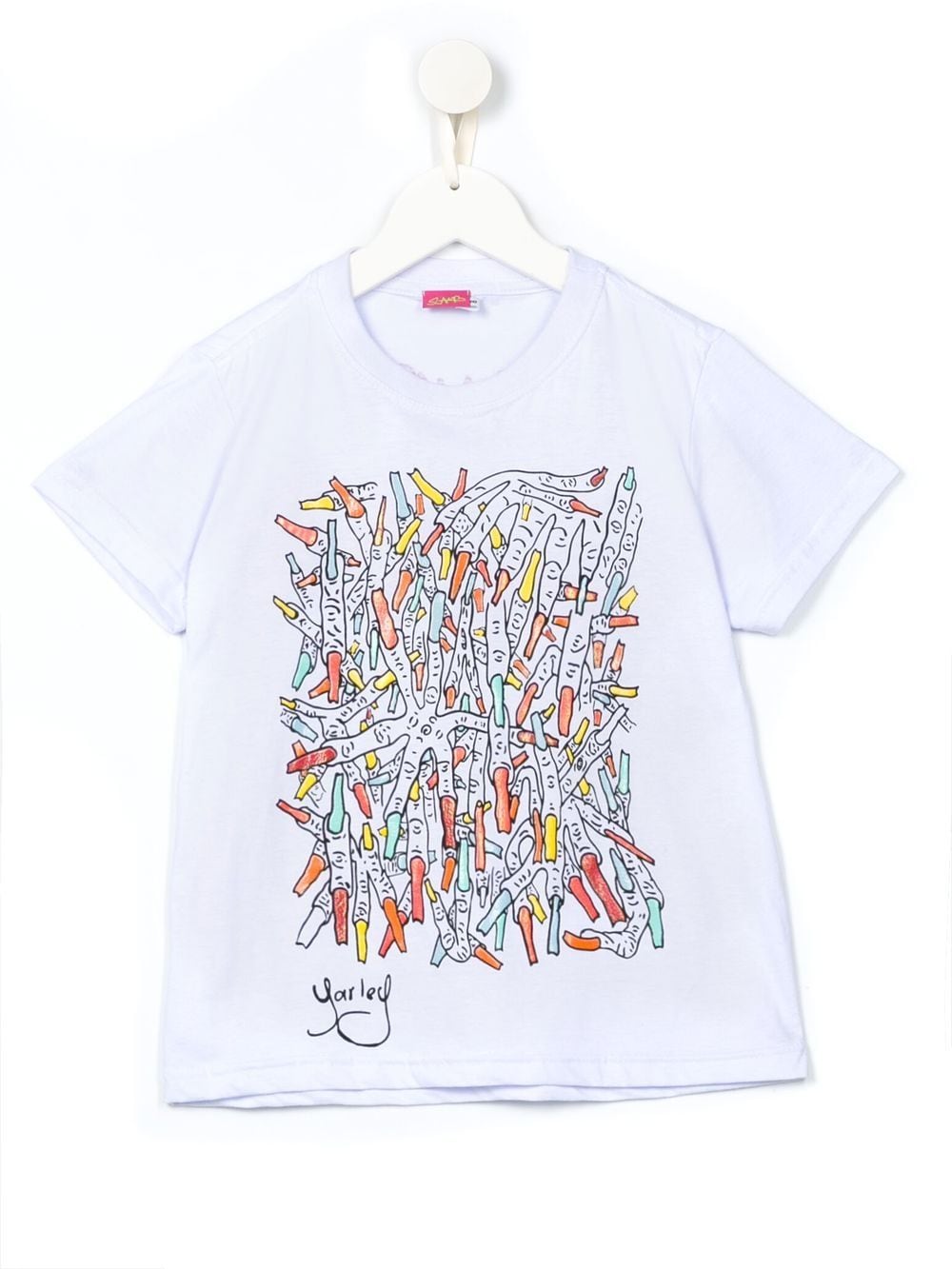 Amir Slama T-Shirt mit grafischem Print - Weiß von Amir Slama