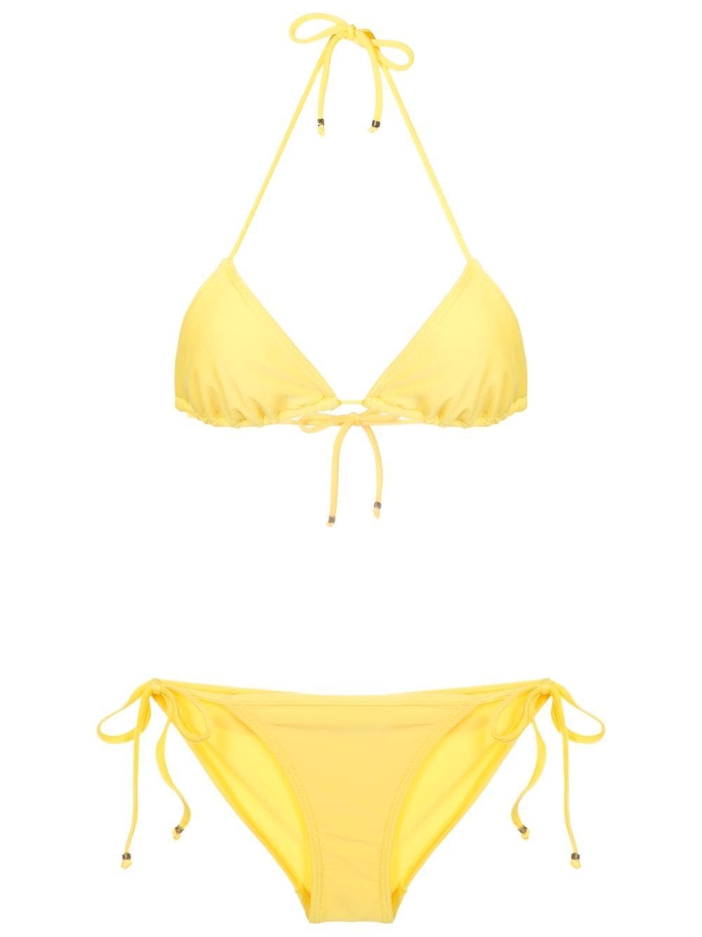 Amir Slama Triangel-Bikini - Gelb von Amir Slama